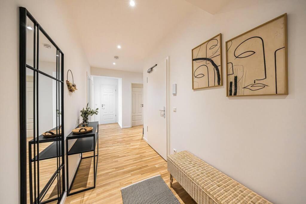 Stylisches Zentrales City-Apartment Mit 2 Balkonen Лайпциг Екстериор снимка